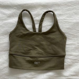 set active green sports bra